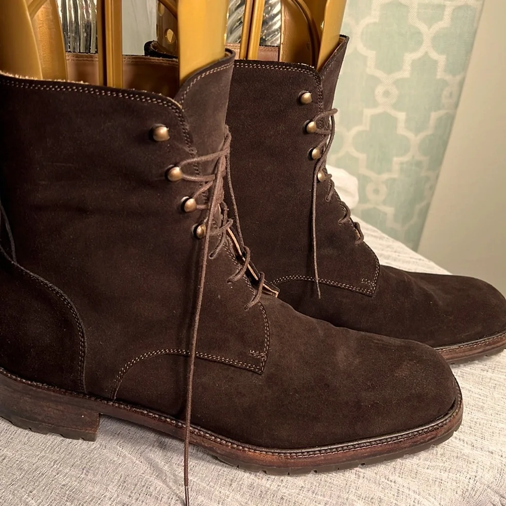 Verso x Verso 💯Leather Handmade Boots - Picture 1 of 9